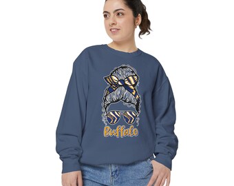 Buffalo Hockey Unisex Garment-Dyed Sweatshirt