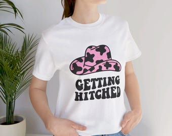 Getting Hitched and Roudy Briday Party Shirts