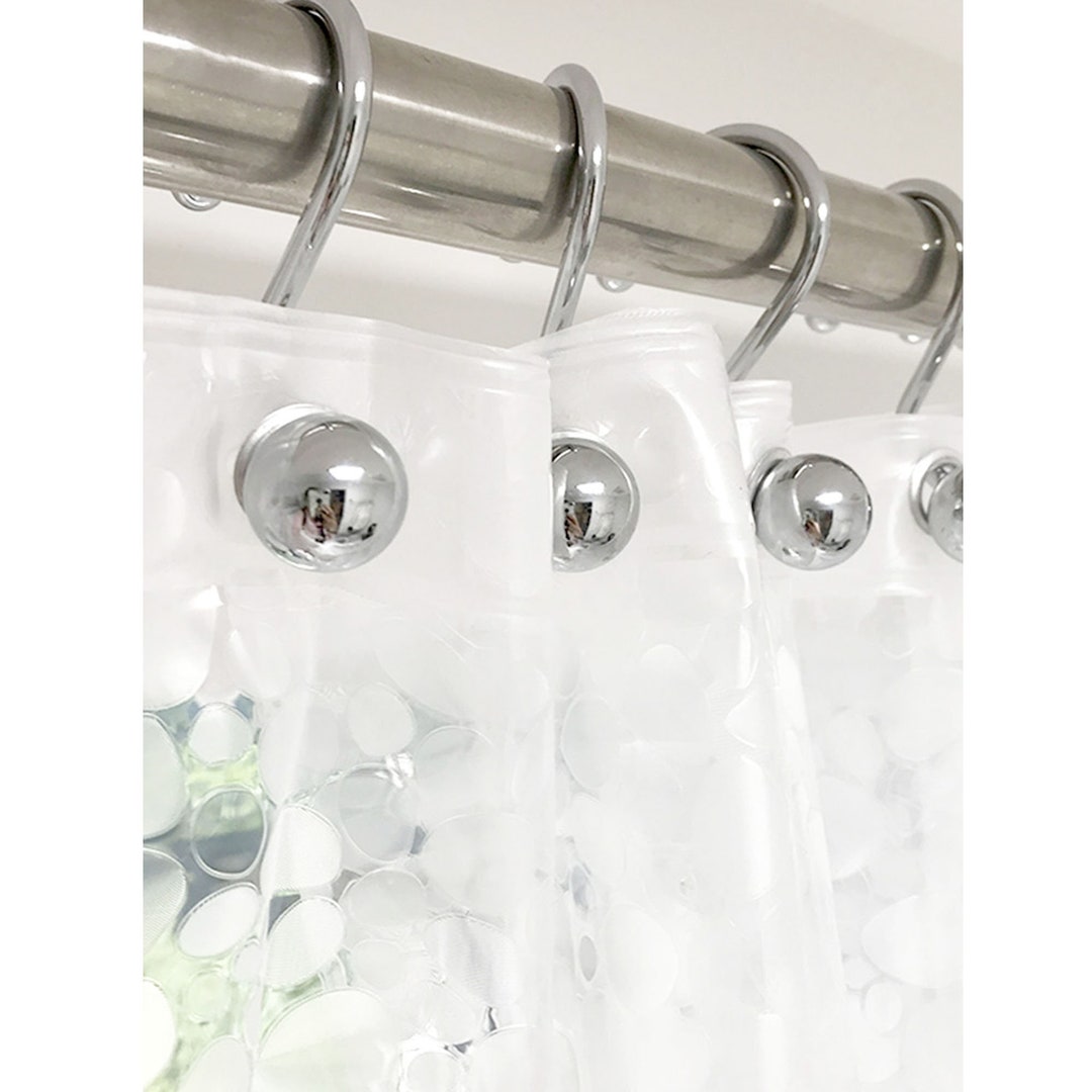 Stainless Steel Shower Curtain Hooks, Metal Shower Curtain Rings,shower