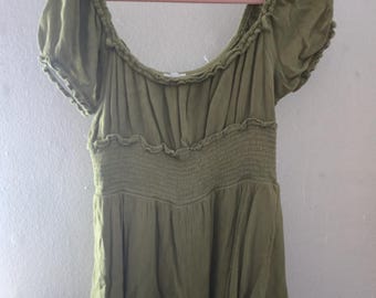 Barboteuse verte fantaisie