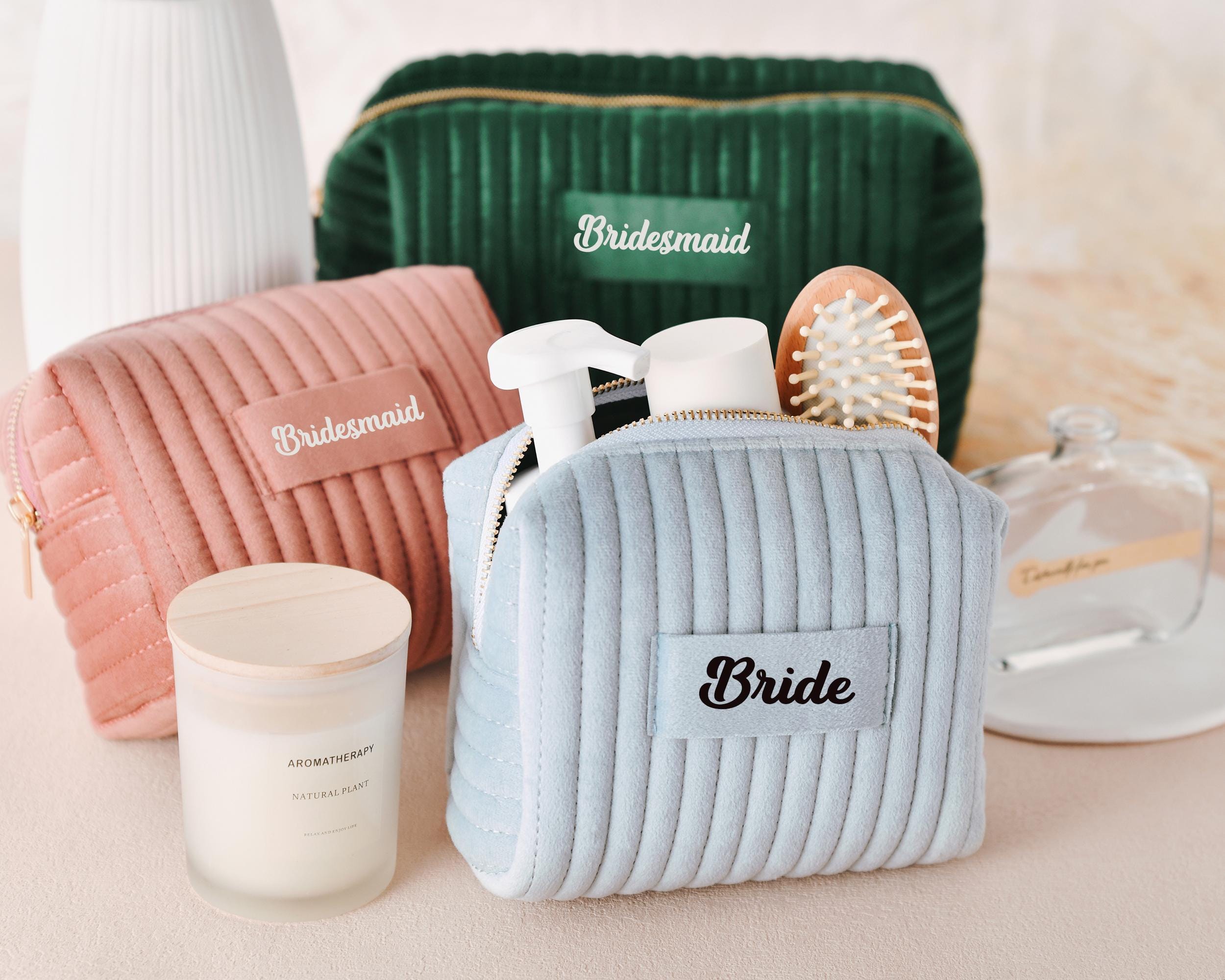 Personalized Travel Toiletry Bag Bridesmaids Gifts, Bridesmaid Makeup Bag, Bridesmaid Proposal, Party Gifts