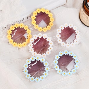 Lunettes de soleil fleuries personnalisées pour enfants et adultes, cadeau attentionné pour les bouquetières, lunettes de soleil tendance pour les invités de mariage de tous âges