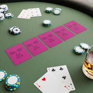 Jeu de cartes avec visage impertinent inspiré de la série télévisée Love Island, Cartes à jouer, Jeu de cartes unique, Cartes de poker personnalisées, Jeu de cartes