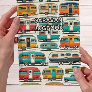 Carnet de bord de caravane imprimable (A4) – Carnet de voyage et carnet d'entretien | Téléchargement numérique