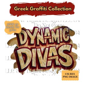 Crimson Cream Graffiti PNG | Dynamic Divas Design | Sorority Sisters | DST Clipart | Tshirt Tumbler Design | Delta Sigma Theta Art Boule D9
