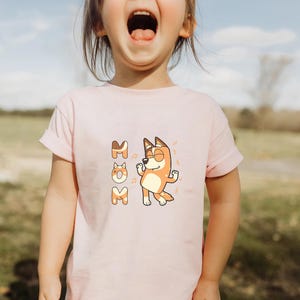 Funny Cartoon Mom Shirt or Hoodie – Dancing Dog Mother's Day Gift, Cute Mom T-Shirt from Kids, For Women, Men,Adolescents,Children & Infants