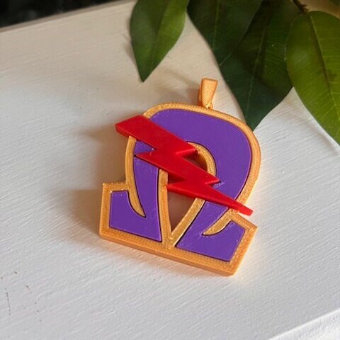 Omega Big Que Emblem Key Chain Pendant Bag Tag - Etsy