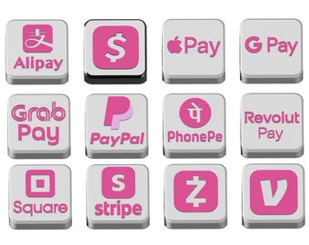 12X 3D Pay icon block for NFC Payment Stand STL Files