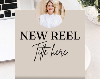 10 Instagram Reel Templates | Minimalist reel covers | Reel cover templates editable in Canva