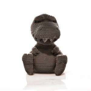 Kit de rompecabezas de dinosaurio 3D, rompecabezas de cartón, figura de dinosaurio de dibujos animados 3D, juguete de aprendizaje STEM, decoración artística de dinosaurios para niños y adultos.