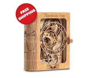 Buy Davinci Clock Wooden Puzzle, DIY Clock by Sie 3D