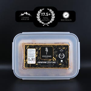 Beeswax comb, Unfiltered honey, Organic Natural Raw Honeycomb 800g, TA17.5+, Non-GMO, Pure Wildflower Honey, Artisan Karakovan Gift