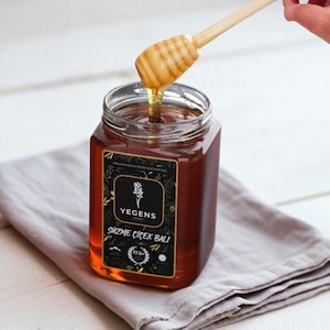 Raw Wildflower Honey – Cold Extracted, Lightly Strained 850 g / 30 oz (1.87 lb) | Turkish Single‑Origin | Yegens