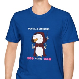 D&D Ducks And Dragons Rogue | Dippy Duck T shirt | Cute and Funny Unisex T shirt | Rogue Class Shirt | DnD Clothing