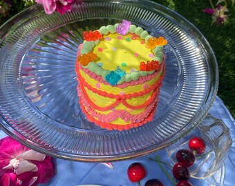 Fake Cake Stash Jar | Funfetti, Sprinkles, Gummy Bears |