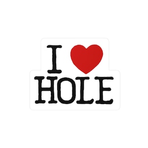 I Heart Hole Dorohedoro Sticker, Anime Convention Apparel, Laptop Sticker, Water Bottle Vinyl Decal, Journal Scrapbooking Sticker