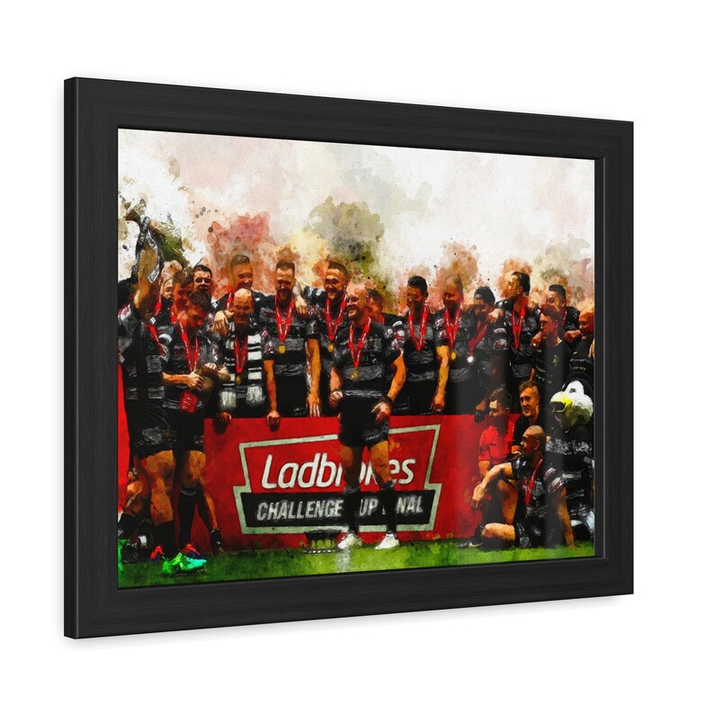 Rugby League Challenge Cup Winners 2017 Hull F.C. Framed Art Print