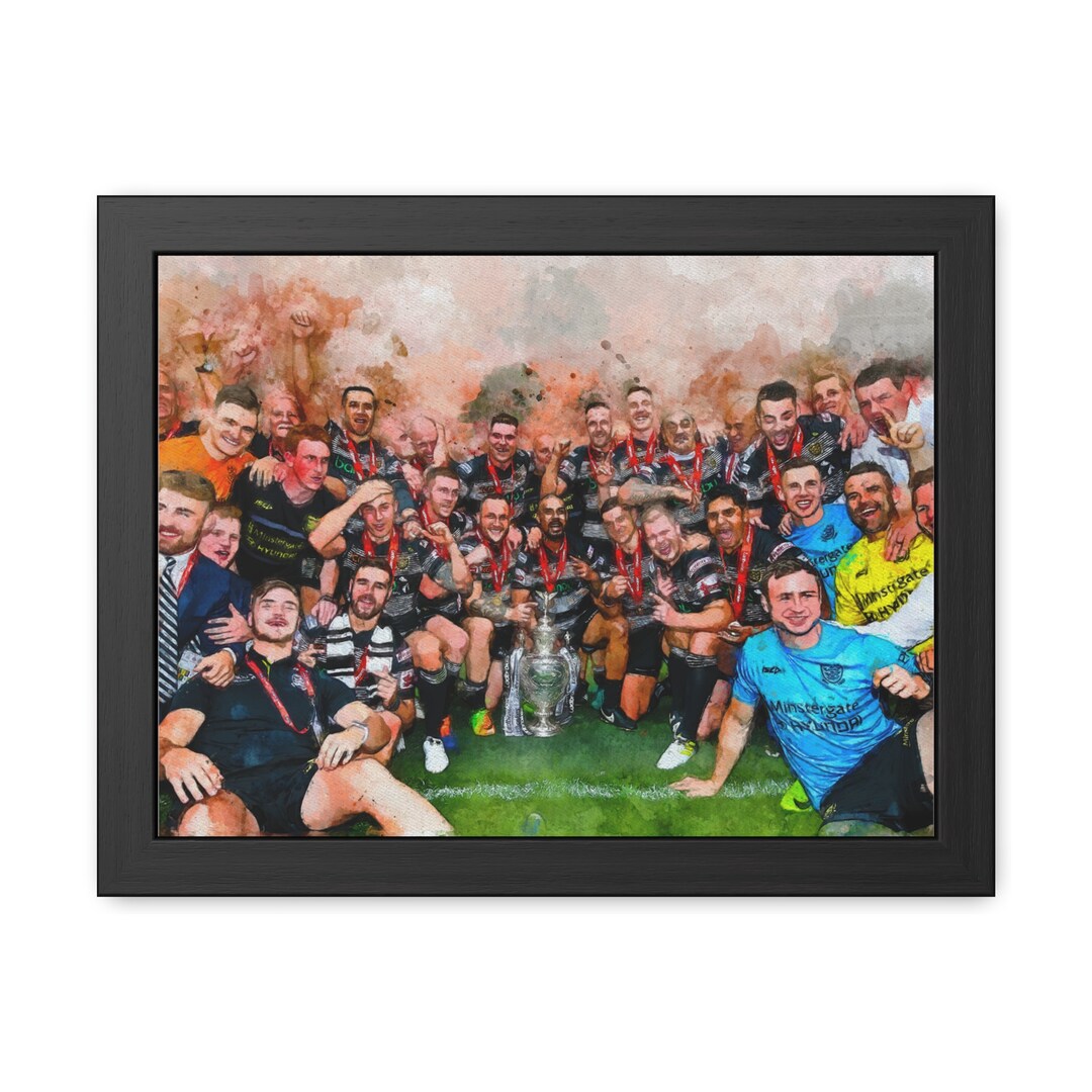 Rugby League Challenge Cup Winners 2016 Hull F.C. Framed Art Print