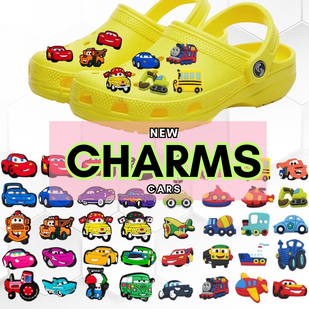 Cars Croc Charm, Movieinspired Lightning Mcqueen Jibbitz, Shoe Decor