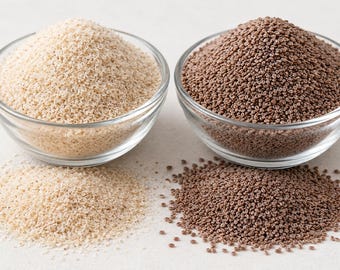 Cáscara y semillas de psyllium (Isabgol) / Semillas y cáscara enteras / Producto de uso diario rico en fibra