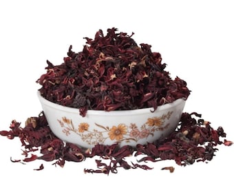 Dried Hibiscus Flowers & Powder | Gudhal Phool for Tea, Hair, Skincare
