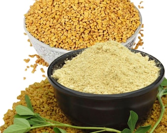 Methi Dana & Powder | Fenugreek Seeds, Ground Spice for Cooking, Tea Use