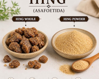 Asafoetida Hing Whole and Powder | Strong Flavor Cooking Spice