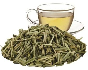Dried Lemongrass Leaves | Caffeine-Free Citrus Tea Infusion (Hot & Cold Drinks)