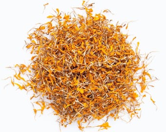 Dried Marigold Petals & Powder | Tea, Face Pack, Skin Care Use