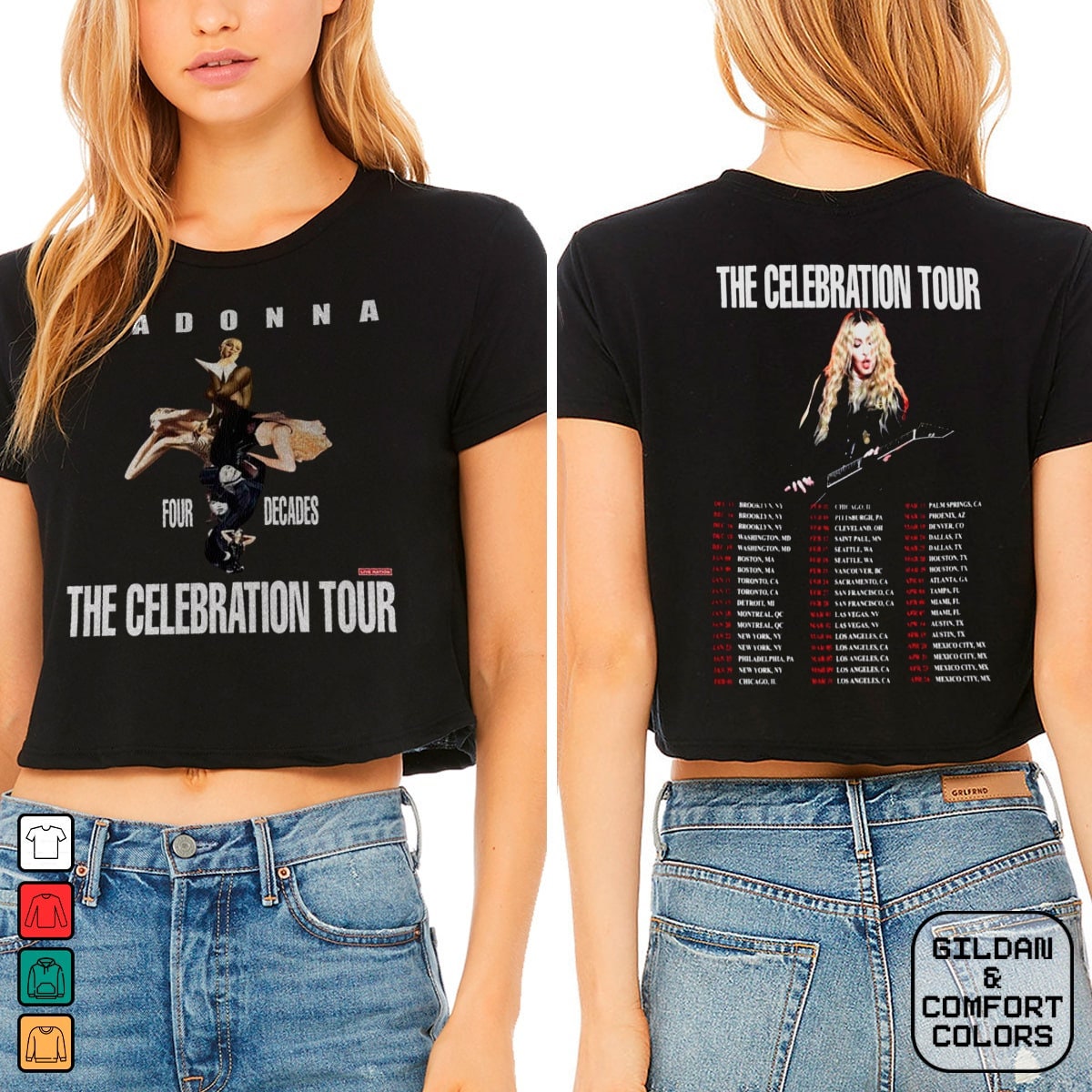 Madonna The Celebration 2024 Tour Shirt, Madonna Tour Merch, Madonna Fan Gifts