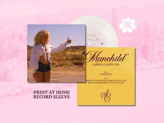Sabrina Carpenter / Manchild シングルLP 米国限定 Sabrina Carpenter - Manchild - 7in Single OS - 7
