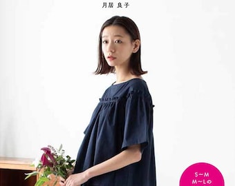 Yoshiko Tsukiori's Sewing book made by straight sewing patterns one piece tops bottoms - Japanese Craft Book