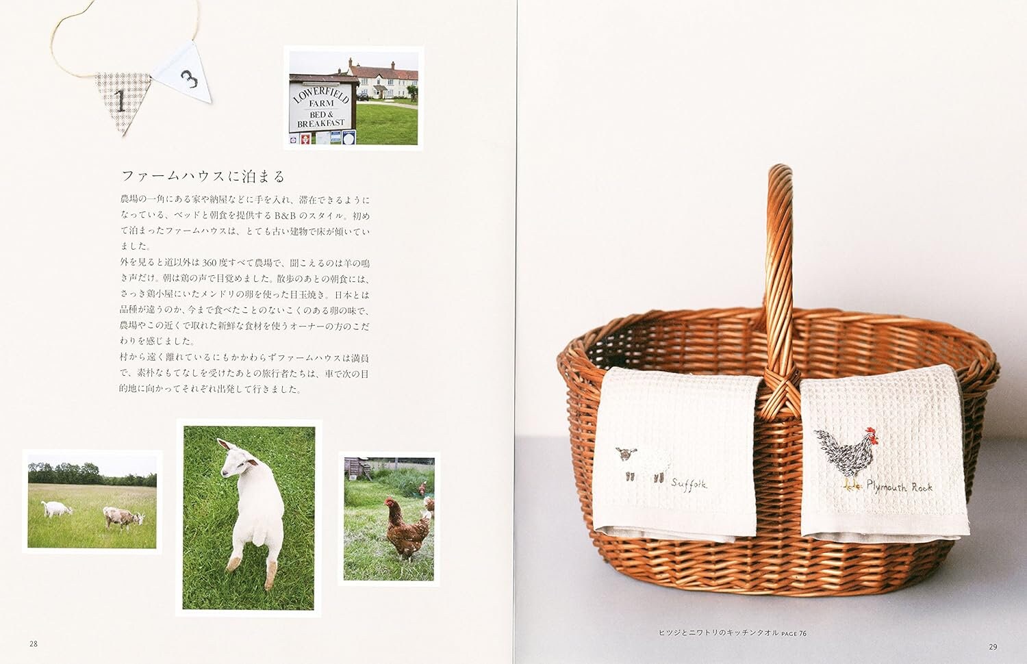 青木和子　刺繍　コッツウォルズと湖水地方を訪ねて　「湖水地方へ」 完成品 青木和子 ステッチ 旅する刺繍 第3回 コッツウォルズと湖水地方を訪ね