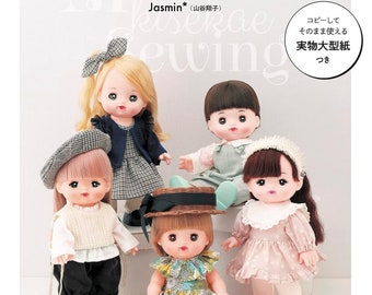 26cm size doll clothes for your friend, Meru-chan's dress-up sewing - Japanese Craft Book