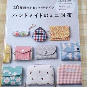 Handmade mini wallets Japanese Craft Book wallet - Japanese Craft books