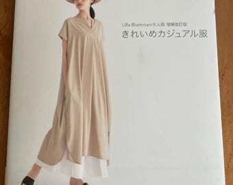 Abbigliamento casual chic - Libro di modelli di cucito giapponesi Lilla Blomma - Libro di artigianato giapponese*