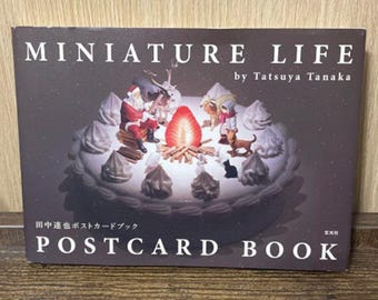Libro de postales MINIATURE LIFE (Tatsuya Tanaka) - Libro de manualidades japonesas*