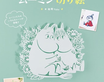 Moomin paper cutout - Japanese Craft Book