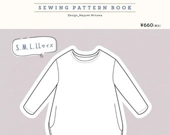 Sie können es ausschneiden und verwenden, wie es ist! Drop Pocket Kleidermuster für Frauen - Japanische Handwerksbücher