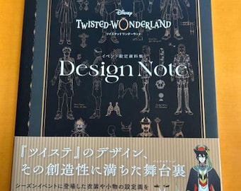 Disney&#39;s Twisted Wonderland&quot; Event Setting Collection Design Note Japanese Book