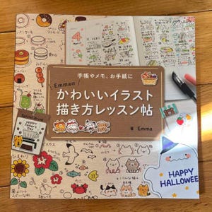 Emma&#39;s cute illustration drawing lesson book - Japanese Craft Book