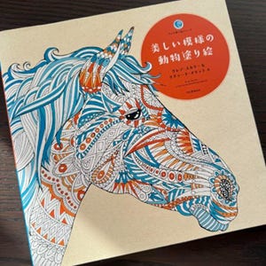 Beautiful animal coloring book - Japanese Coloring Book