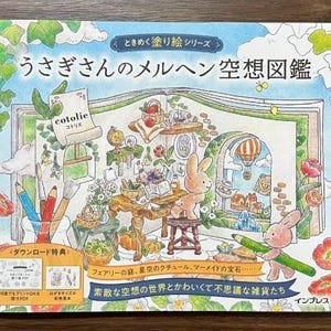 Livre d'images fantastique Rabbit's Fairy Tale (série TOKIMEKU Ver. 4) - Livre de coloriage japonais