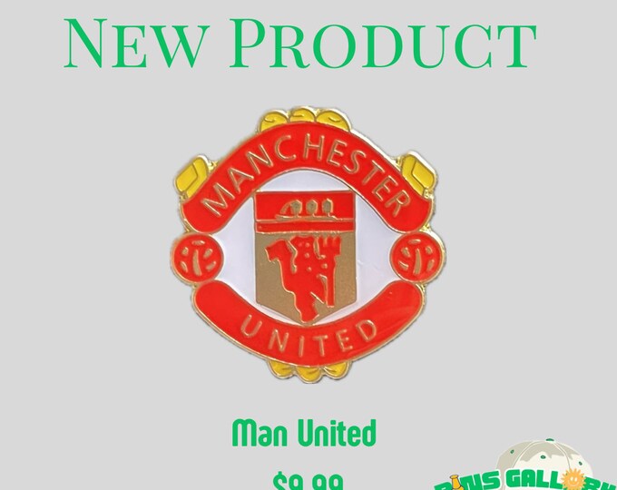 Manchester United Enamel Pin.