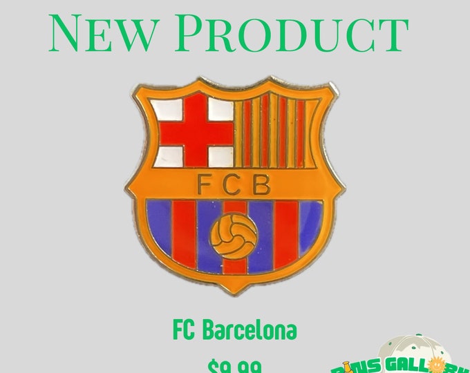 FC Barcelona Logo Enamel Pin.