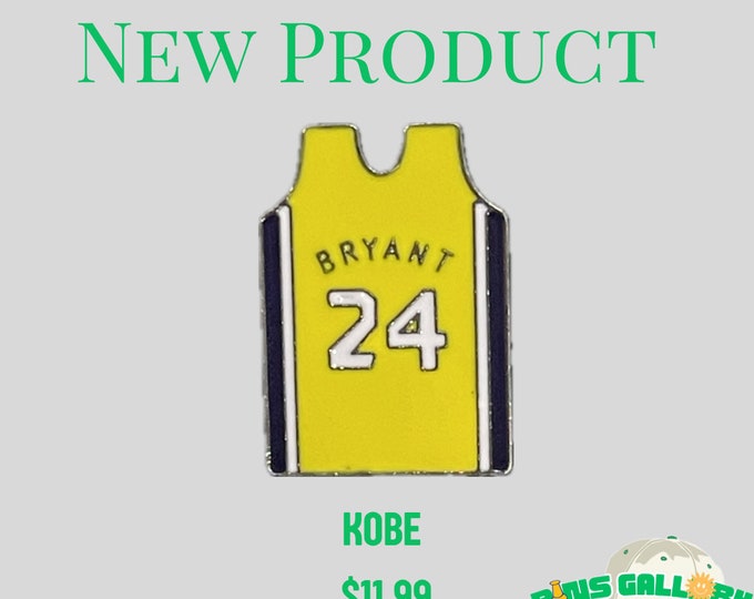 Kobe “Bean” Bryant 24 Jersey Pin.