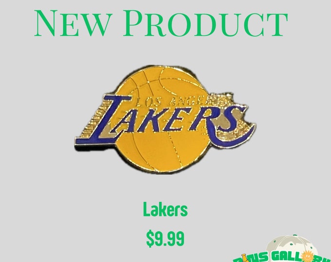 Los Angeles Lakers Enamel Pin.