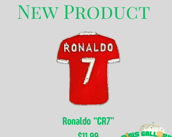 Cristiano “CR7” Ronaldo Jersey Pin.