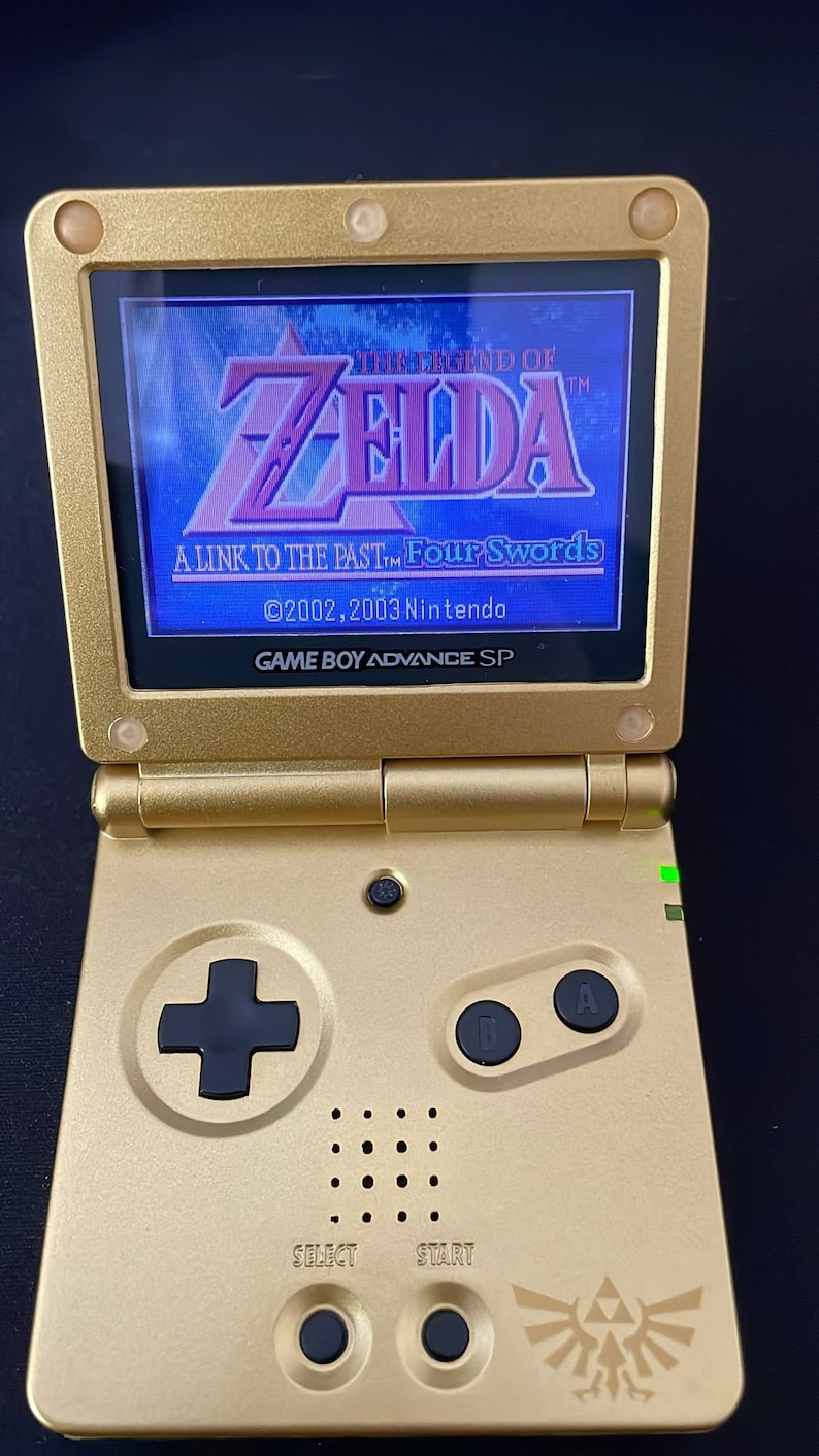 Nintendo GBA Gameboy Advance SP Zelda Edition Handheld Konsole TOP Zustand neuwertig Bild 1