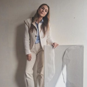 Peinture 3D Moderne: Art Mural Unique en Relief, Plâtre Sculptural, Déco Murale Blanc Sable - Cadeau Idéal Fait Main Pendaison de Crémaillèr
